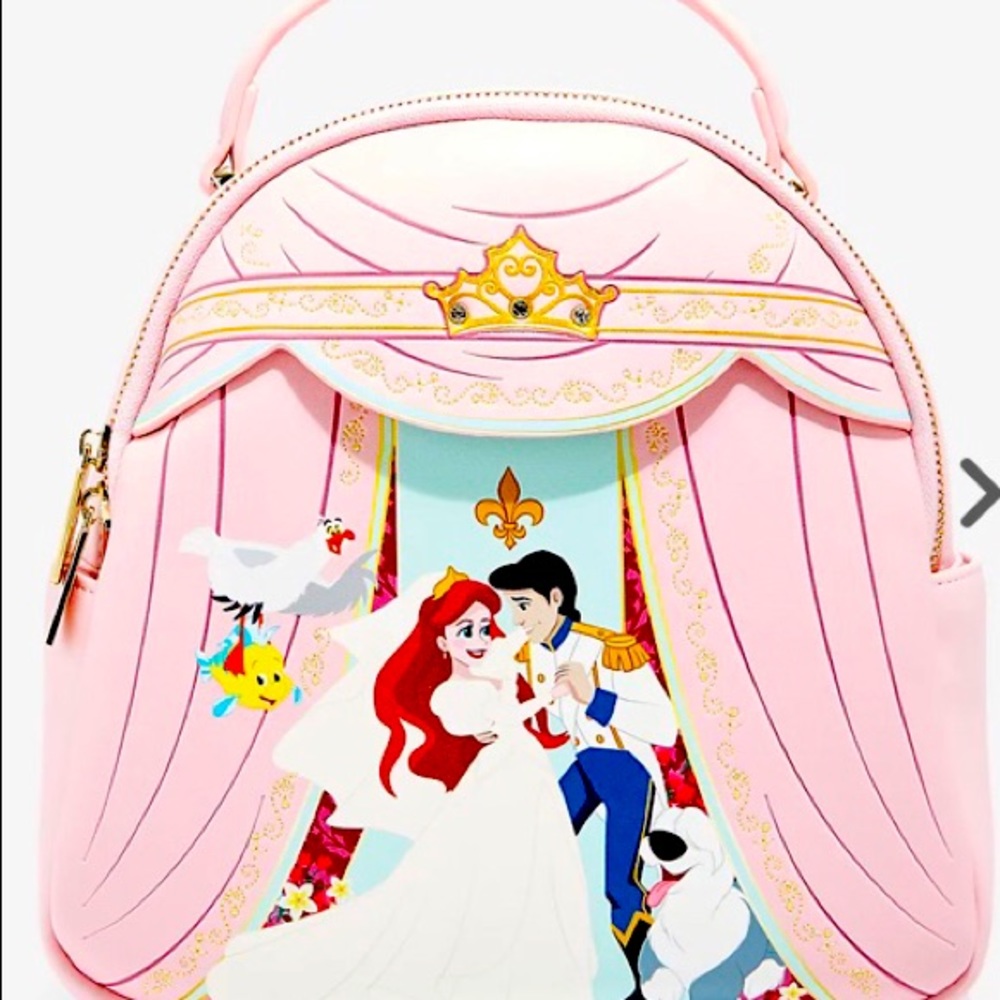 Danielle Nicole Disney The Little Mermaid Wedding Mini Backpack - BoxLunch Excl